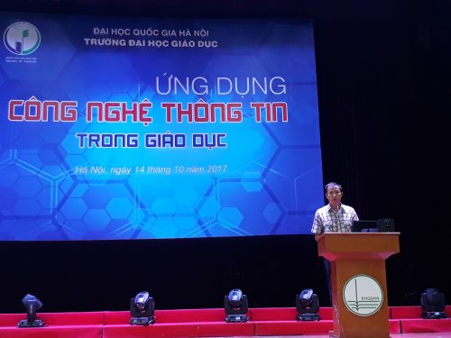 Anh Trương Lương giới thiệu trước toàn trường